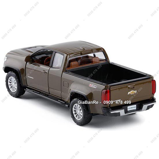 XE MÔ HÌNH TỈ LỆ 1:32 - CHEVROLET COLORADO BÁN TẢI - NÂU - 9670.3