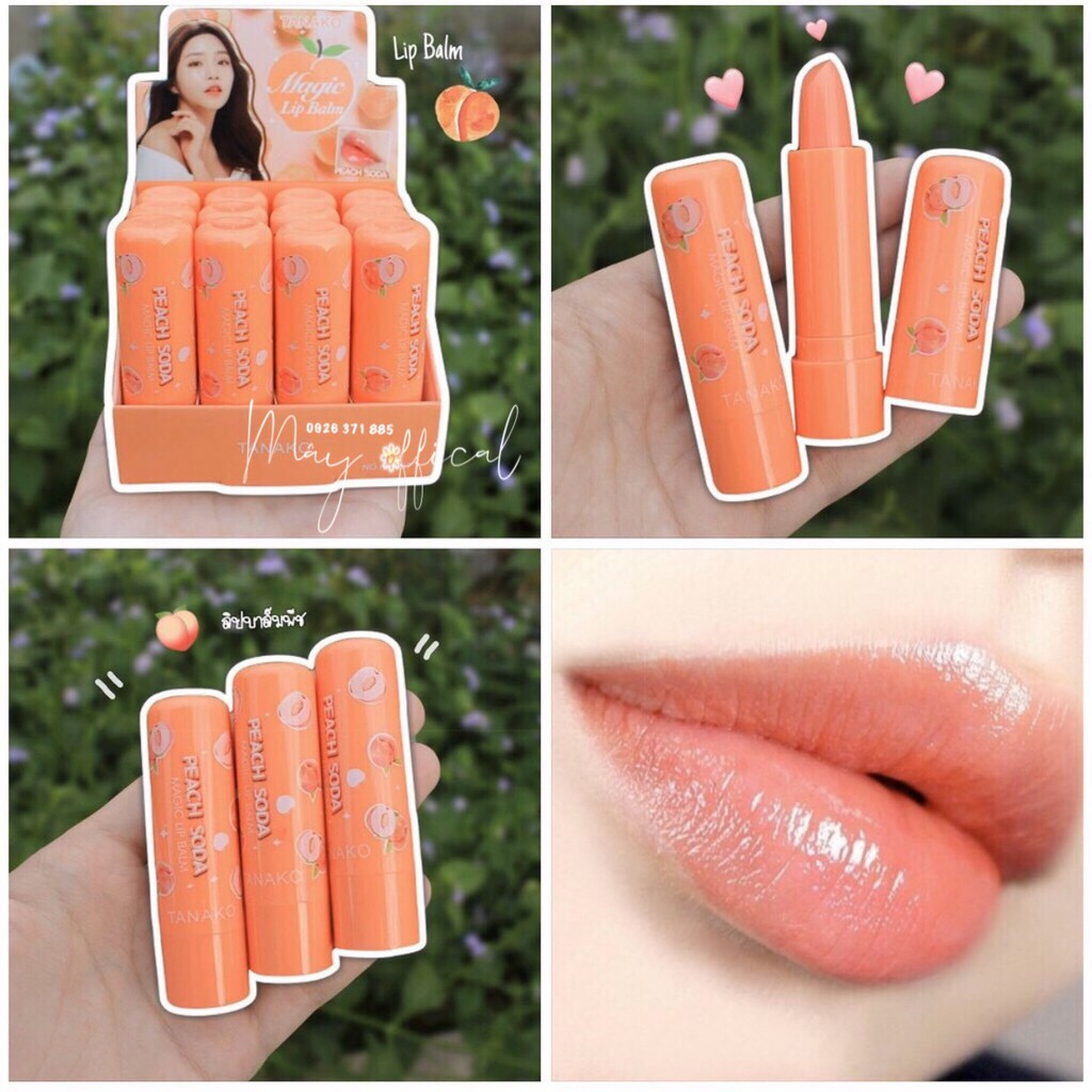 Son dưỡng TANAKO Peach Soda