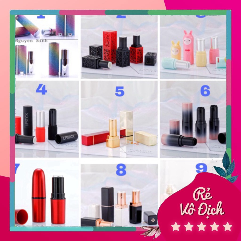 Vỏ đựng son môi handmade