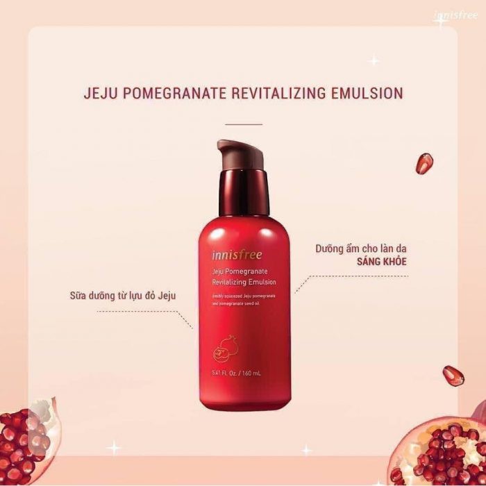 Set Dưỡng 4 món Lựu Innisfree Pomegranate Revitalizing Skin Care Special Set