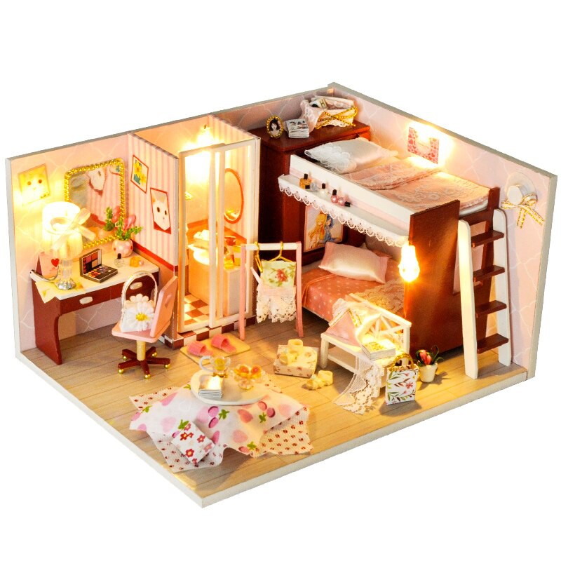 Nhà Búp Bê Căn Phòng Xinh Xắn Cho Bé Gái -TW34