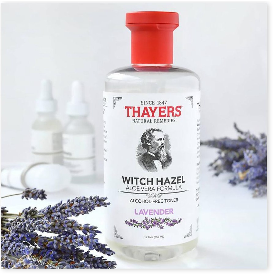 [Mã chiết khấu giảm giá chính hãng] Thayers Alcohol-Free Toner Lavender Witch Hazel - Nước Cân Bằng Da, Không Cồn [89ml/