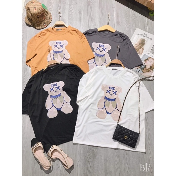 Áo thun tay lỡ gấu THE mắt XX TC12