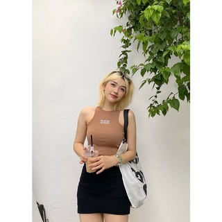 Áo CROPTOP BASIC nữ THUN GÂN, nhiều màu BLACKMIACK