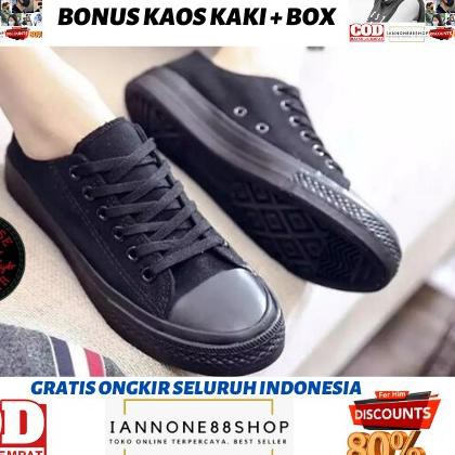 X Giày Bốt Converse Cổ Cao Phối Dây Buộc Thiết Kế Cá Tính Cho Nam Và Nữ