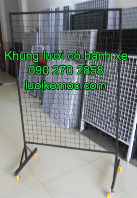 Khung lưới có bánh xe 1m x 1.5m