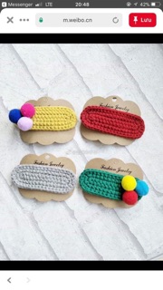 Kẹp tóc handmade cho bé