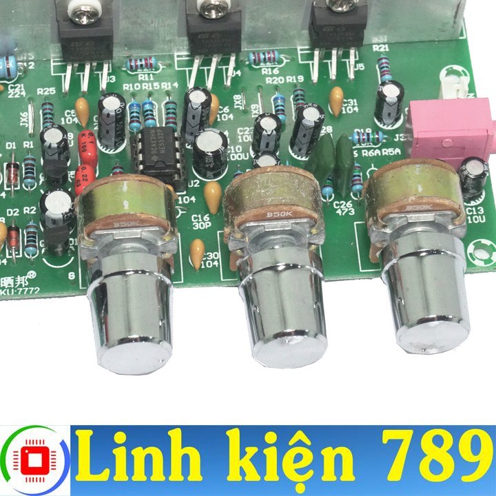 Mạch khuếch đại công suất 2.1 TDA2050 TDA2030 32W + 2x18W  - Linh Kiện 789