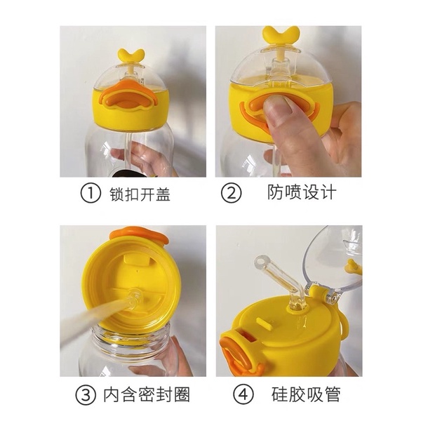 [Hàng Đẹp] Bình Uống Nước Cho Bé 300ML