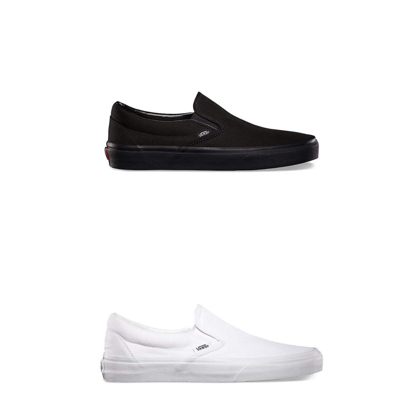Giày Vans Chính Hãng Slip On Classic Checkerboard Black White (Top Best Seller)