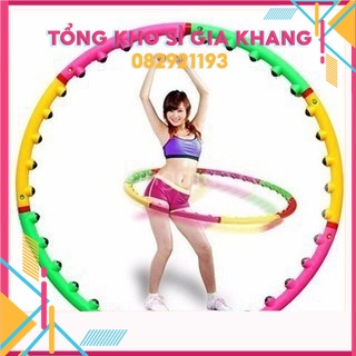 sp75 Vòng lắc eo massage giảm mỡ bụng Hula Hoop hàn quốc
