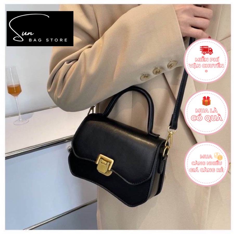 Túi xách nữ đeo chéo, đeo vai, túi cnk đi chơi, đi học, da đẹp, thời trang cao cấp size 22cm SB237