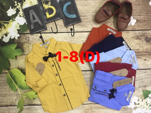 [ XẢ HÀNG ]Áo sơ mi dài tay bé trai, chất cotton đẹp, mát, mịn, cực co dãn
