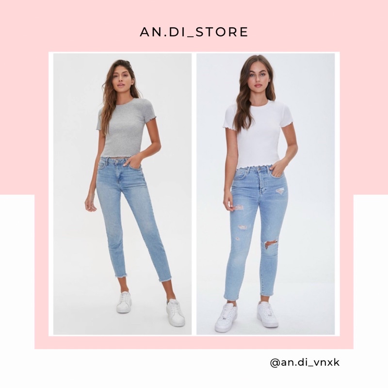 🔸Áo thun cuốn biên - Hãng F.21