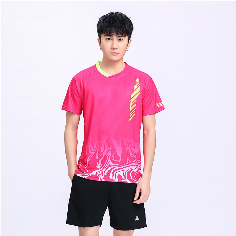 Bộ Đồ Thể Thao Tay Ngắn Thoáng Khí Nhanh Khô Thời Trang Mùa Hè Cho Nam Và Nữ