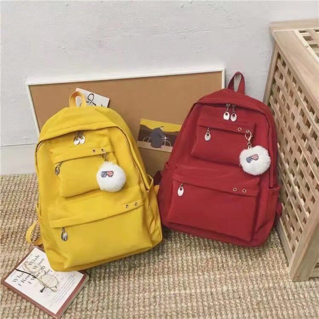 Balo nữ vải dù chất đẹp không thấm nước