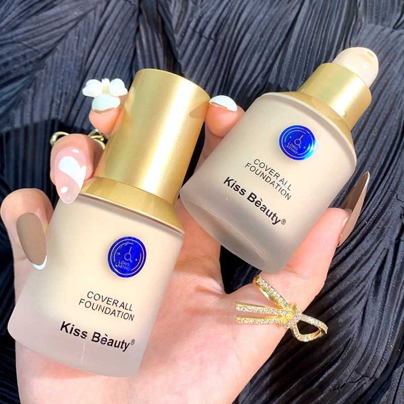 Kem lót nền Kiss Beauty mềm mịn mát da che khuyết điểm sáng da dạng nắp ấn | BigBuy360 - bigbuy360.vn