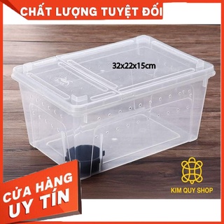 Hộp nhựa nuôi bò sát (32x22x15cm)