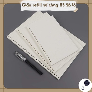 Giấy Refill b5 26 lỗ 60 tờ [ Tăng kèm Sticker cho mọi đon hàng]