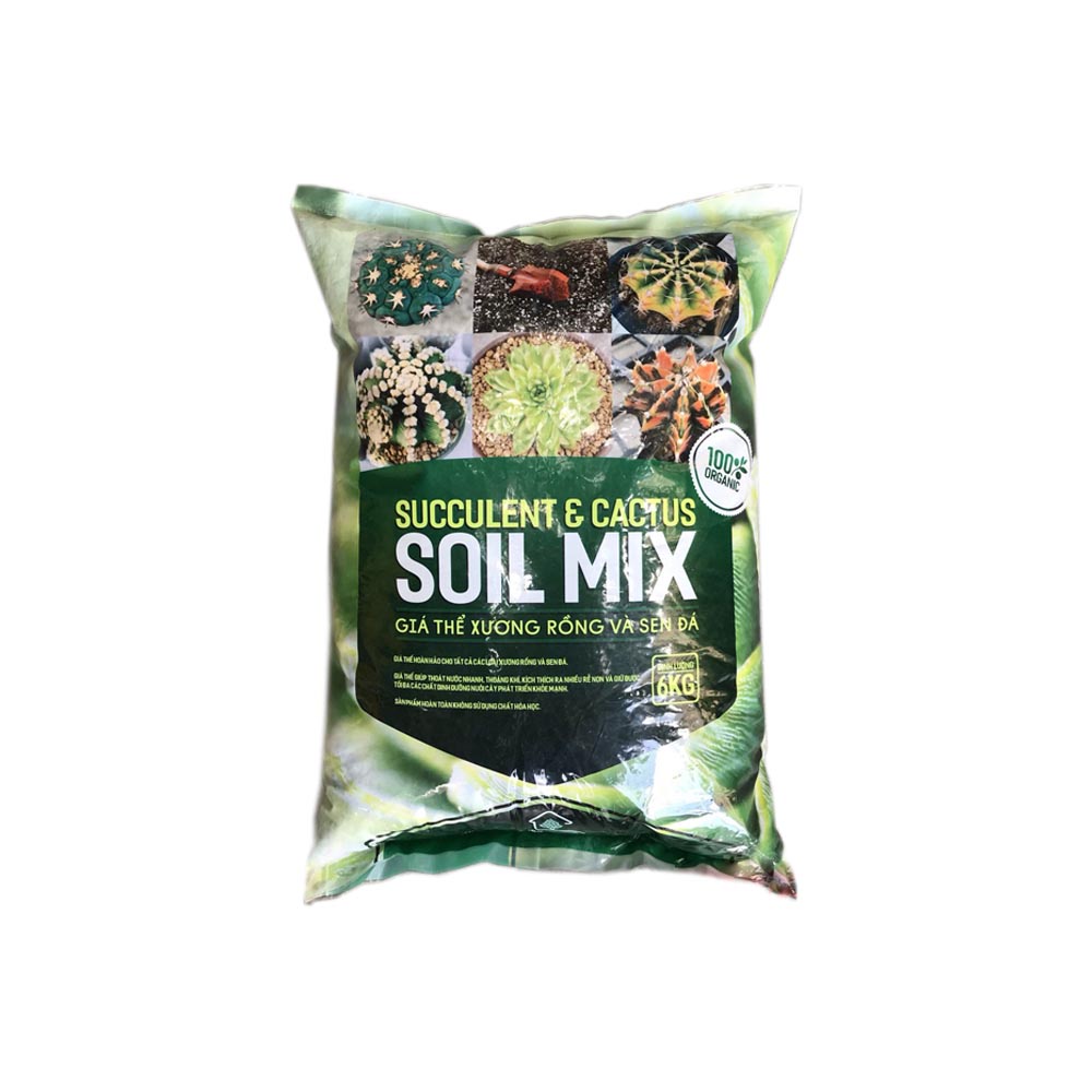 Giá Thể Trồng Sen Đá Soil Mix. (bao=6kg)