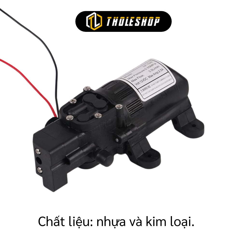 Máy Bơm Nước Mini - Máy Tăng Áp Lực Nước 12V Làm Sạch Xe Hơi, Sạch Thảm, Sạch Nền 3259