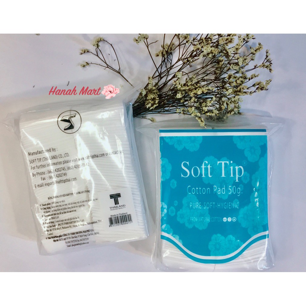 Hàng Thái chất - Bông tẩy trang Softtip 50g chính hãng,100% thiên nhiên, không gây dị ứng | BigBuy360 - bigbuy360.vn