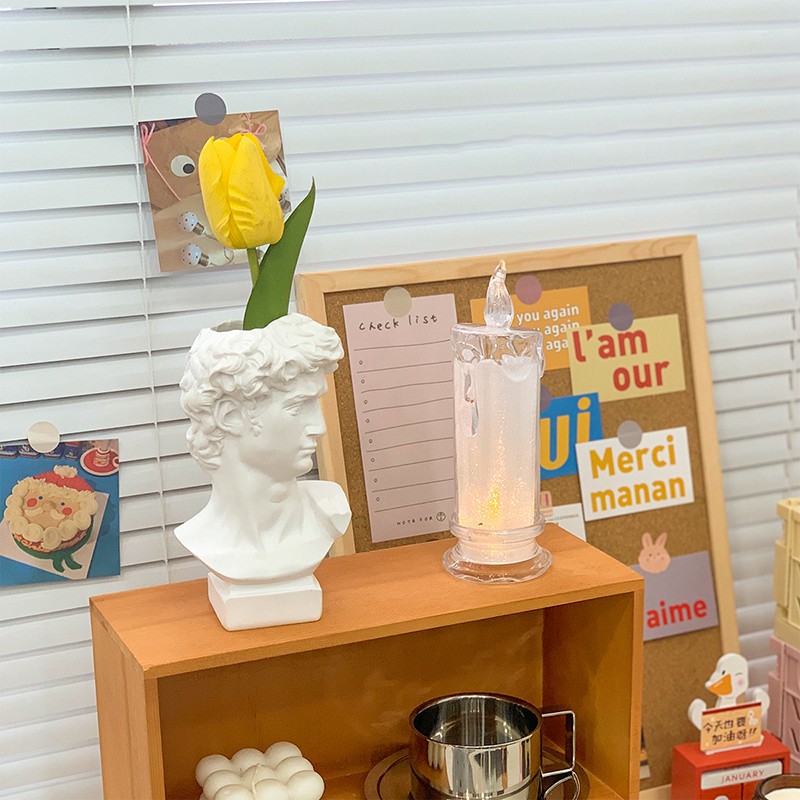 Đèn ngủ để bàn hình cây nến sáng tạo độc đáo