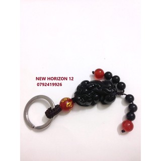 MÓC KHÓA ĐÁ OBSIDIAN TỲ HƯU