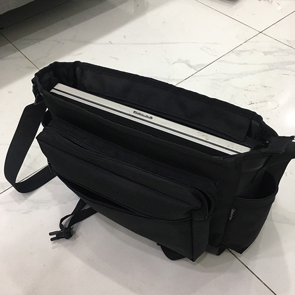 Cặp đeo chéo - Túi đeo chéo nam nữ Unisex chất vải bố chống thấm size 40cm dây đai đeo vai bản lớn 4cm đựng vừa Laptop