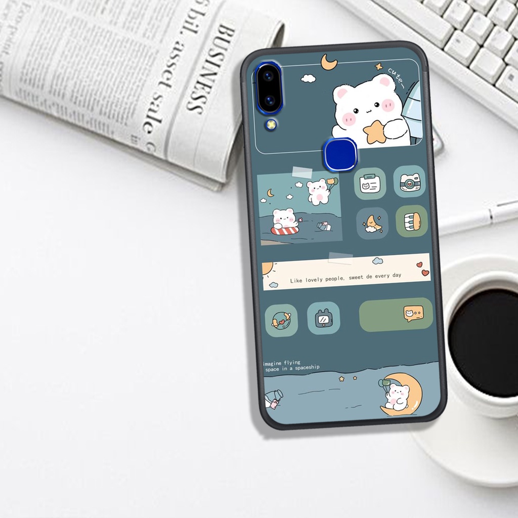 [ HOT BỎNG TAY] ỐP LƯNG VIVO V9/Y85/V11i/V11 , IN HINH CHIBI PHI HÀNH GIA ĐÁNG YÊU, SIÊU CUTE.