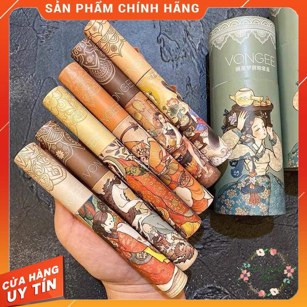 [SẴN-NEW] Set Son Cổ Trang 6 Thỏi Nội Địa Trung VONGEE Lên Màu Chuẩn Đẹp Lâu Trôi [MUA NGAY] | BigBuy360 - bigbuy360.vn