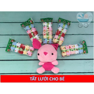Set 5 đôi tất lưới cho trẻ sơ sinh