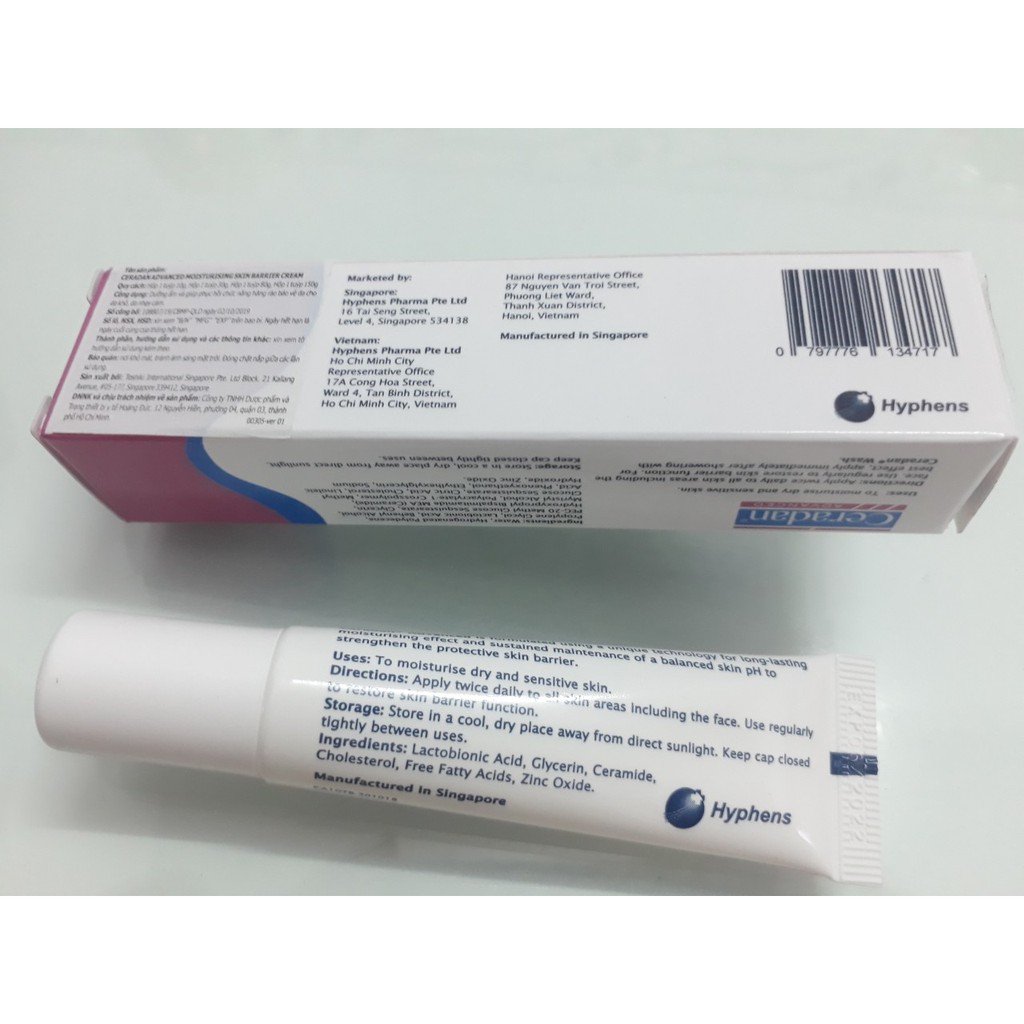 Kem dưỡng ẩm Ceradan Advance duy trì pH 12h  cecadan advanced