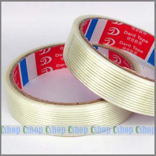 Băng keo sợi thủy tinh sọc 2 cm x 10 m