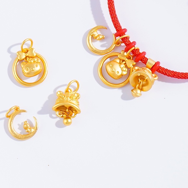 Vòng Tay Mặt Hình Đầu Hổ / Thỏ / Cà Rốt / Chuông / Cà Rốt