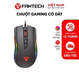 Chuột Gaming Fantech TITAN X4S ( LED Chroma + phần mềm riêng ) LED RGB - Phân Phối Chính Hãng