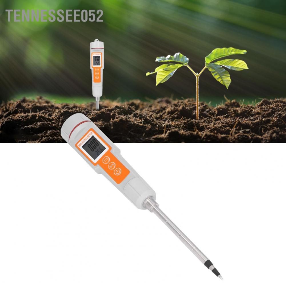 Tennessee052 Máy dò đất 2 trong 1 EC / TDS Độ chính xác cao kiểm tra dễ đọc với màn hình nền màu xanh lam cho trang trại Plants Garden