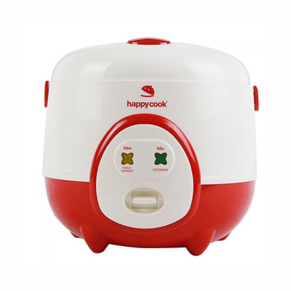 Nồi cơm điện nắp gài Happycook 0.6 lít HC-60 - Đỏ