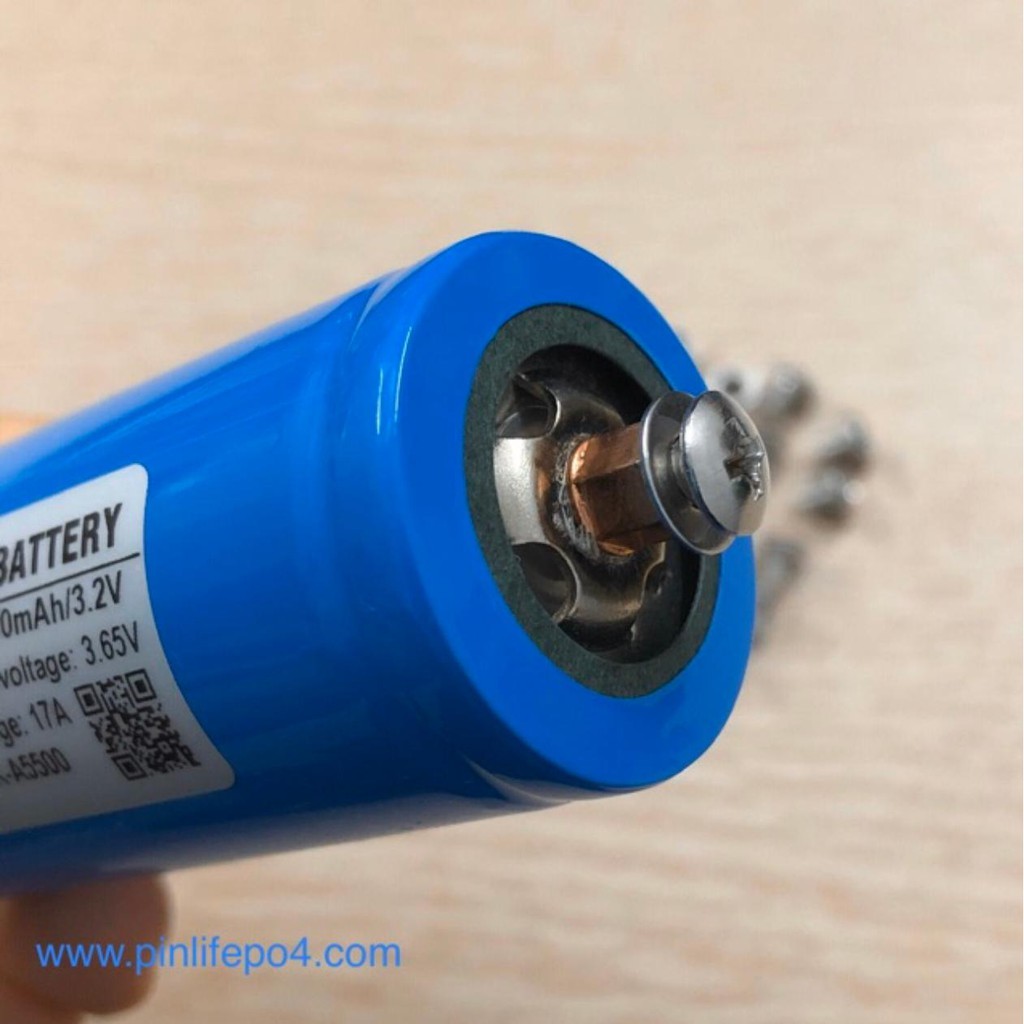 Ốc vít M4 INOX cho Pin sắt LifePO4 32650
