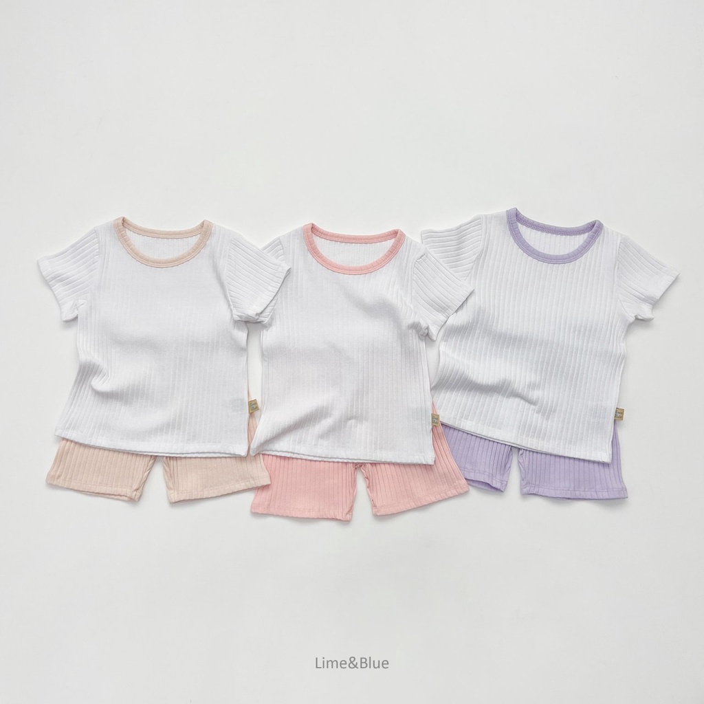 Lime&Blue Bộ đồ gân ice cho bé trai , bé gái