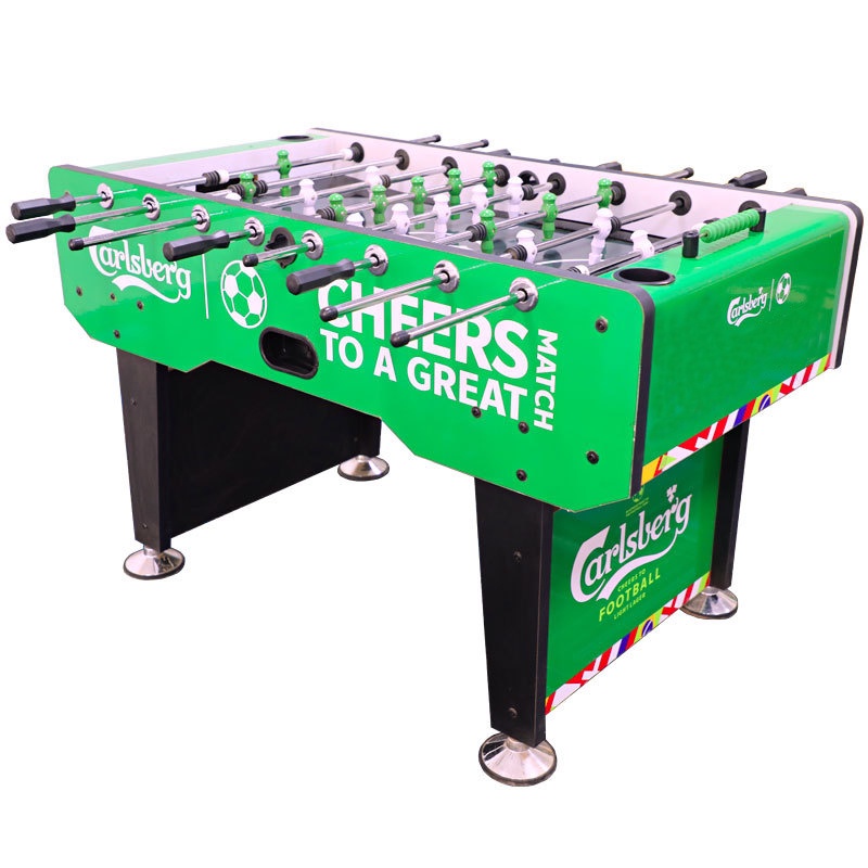 Bàn Bi Lắc Bóng Đá Cỡ Lớn 1,4m Carlsberg Robot Chuẩn Thi Đấu, Banh Bàn Foosball 1m4 Gia Đình, Văn Phòng Hanana
