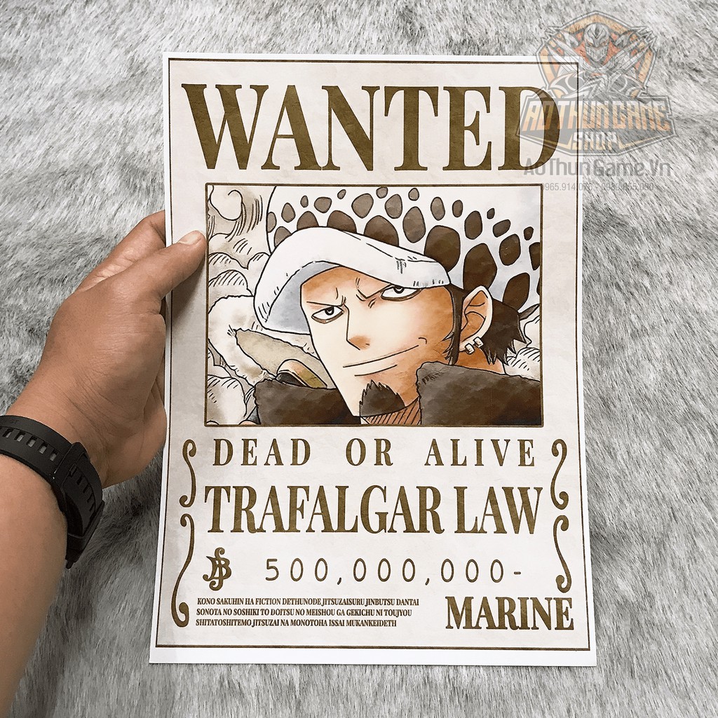 Poster One Piece truy nã Top 12 Thế hệ tồi tệ nhất Tân Thế Giới (Hình dán tường Full HD mới 2020) | Shop AoThunGameVn
