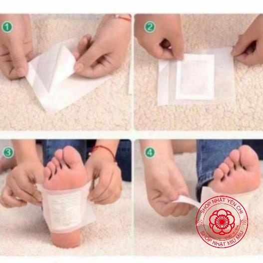 Miếng dán thải độc chân To Plan Natural Foot Sheet Nhật 30 miếng