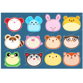 [Đồ dùng dạy học] Bảng phụ nhóm con vật