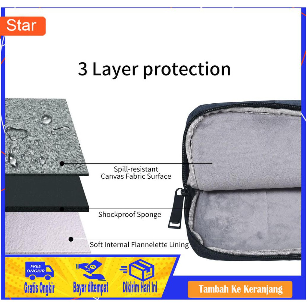 Túi Đựng Laptop 14 Inch Xk2270 Chất Liệu Nylon Mềm Mại Chống Thấm Nước | BigBuy360 - bigbuy360.vn