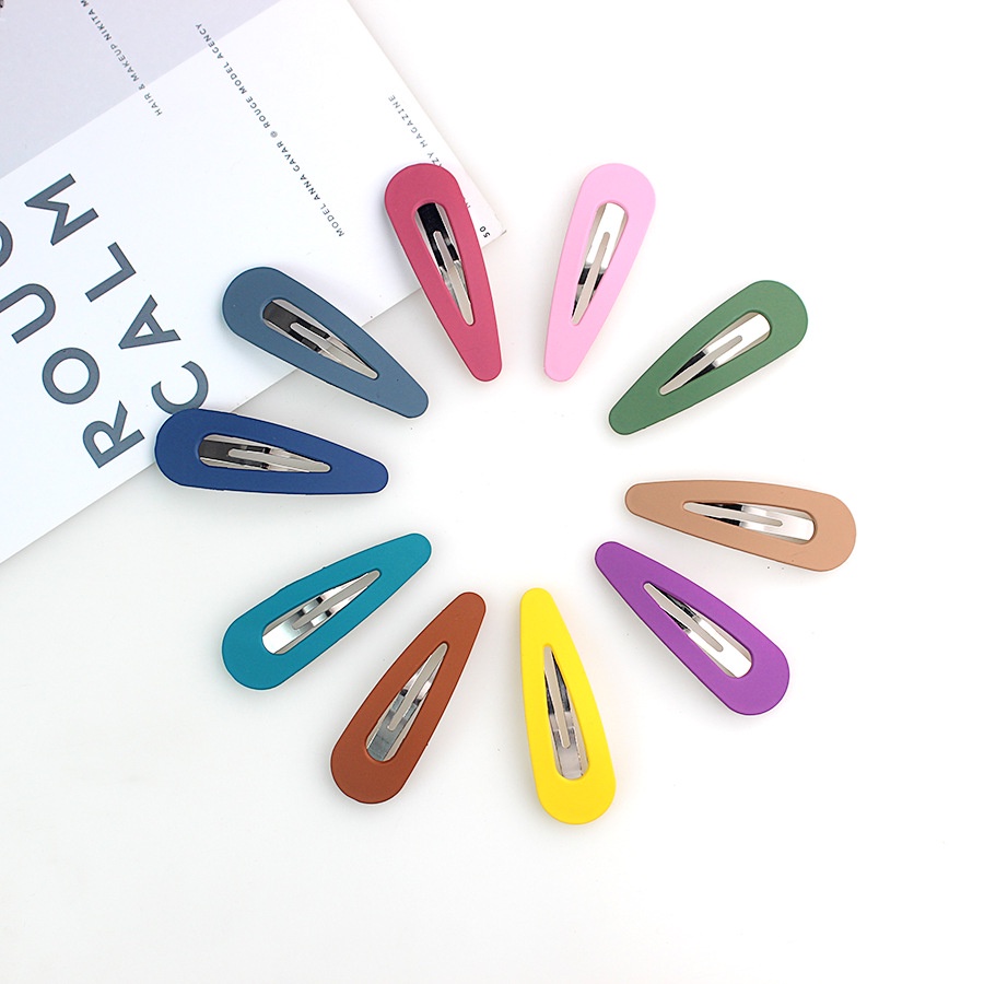 Kẹp tóc nhiều màu sắc ngọt ngào phong cách Hàn Quốc cho nữ