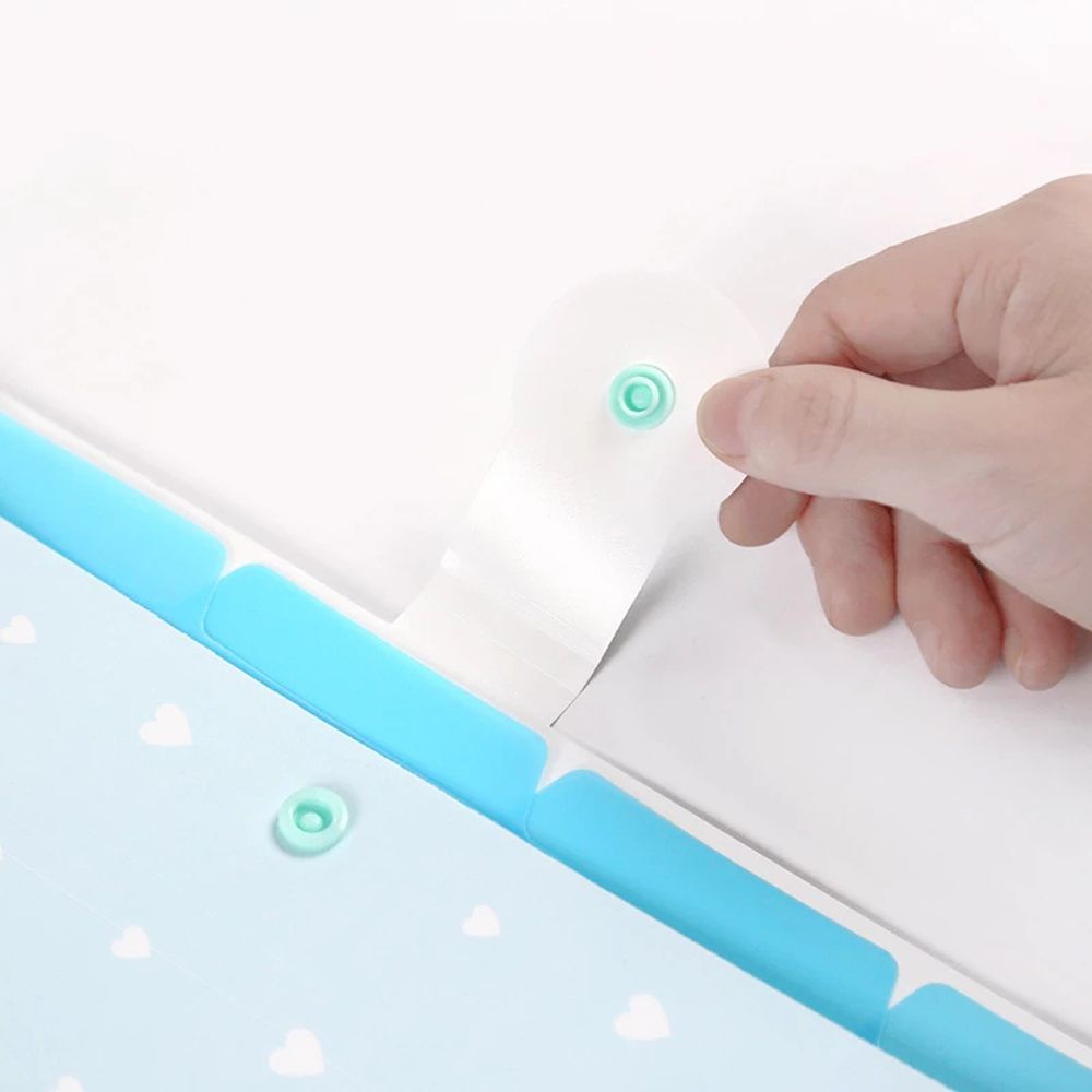 Túi đựng tài liệu khổ A4 5 ngăn bằng nhựa chống thấm nước họa tiết hoạt hình nhiều màu sắc