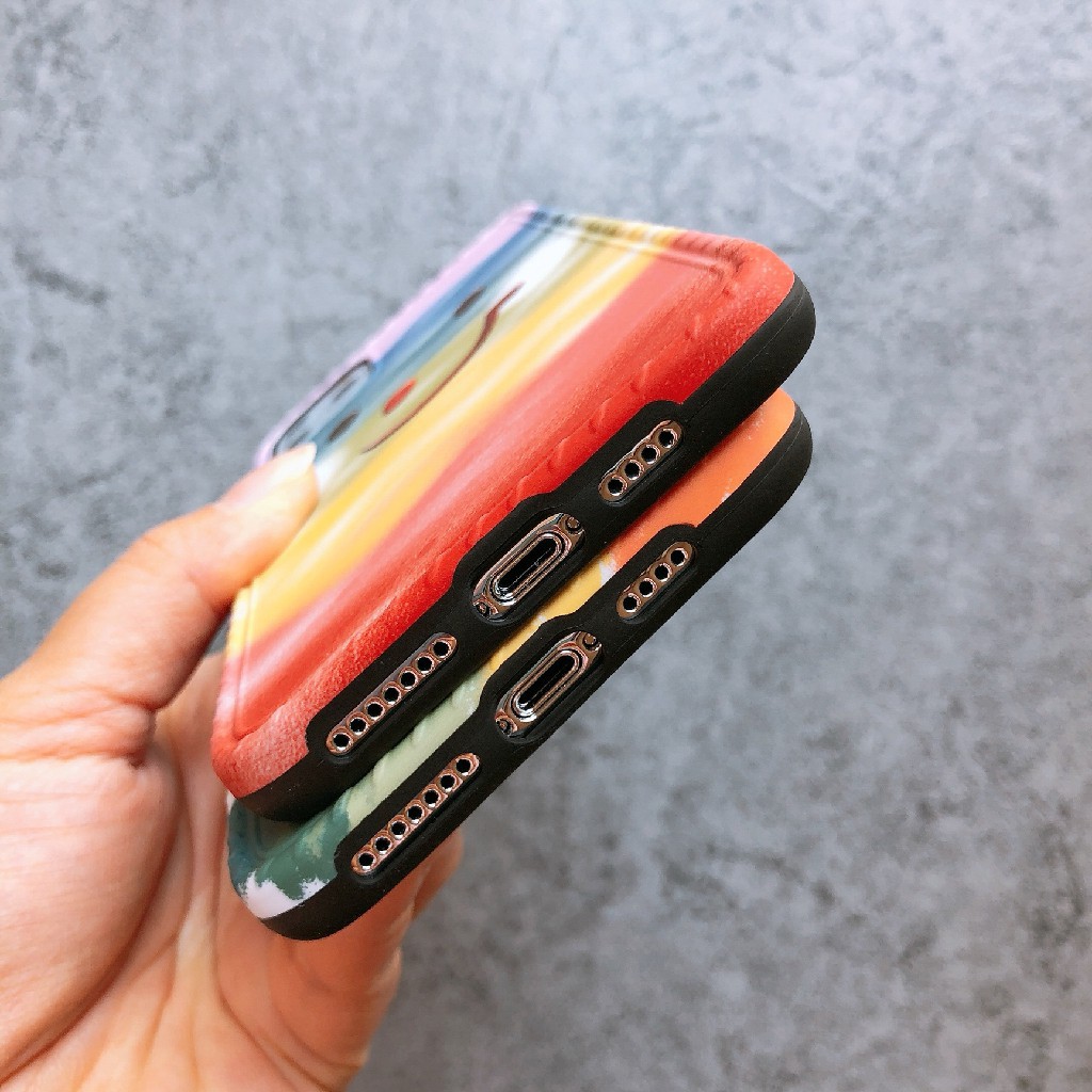 Ốp iphone - Ốp lưng imd new Mặt cười cầu vồng 6/6s/6plus/6splus/7/8/7plus/8plus/x/xs/xsmax/11/11promax - HT7N2 | BigBuy360 - bigbuy360.vn