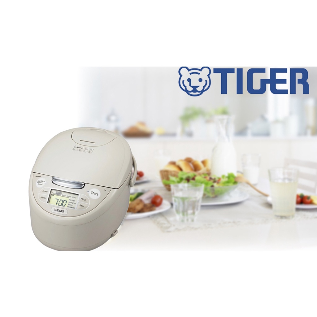 Nồi cơm điện tử Tiger JBV-S10W - Dung tích 1 Lít - Hàng chính hãng - Bảo hành 12 tháng