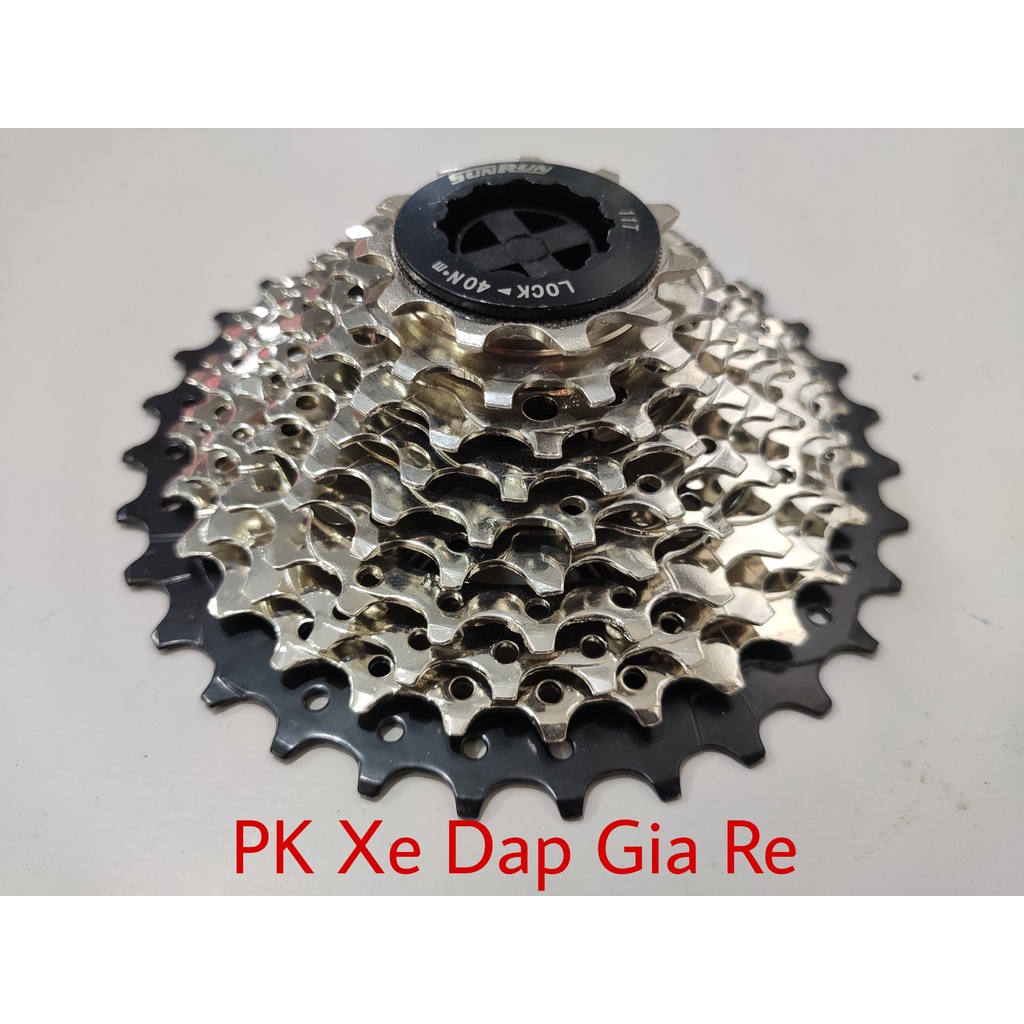 Líp thả xe đạp 10 tầng, Líp thả SUNRUN 10 tầng 11-32T - PK Xe Dap Gia Re
